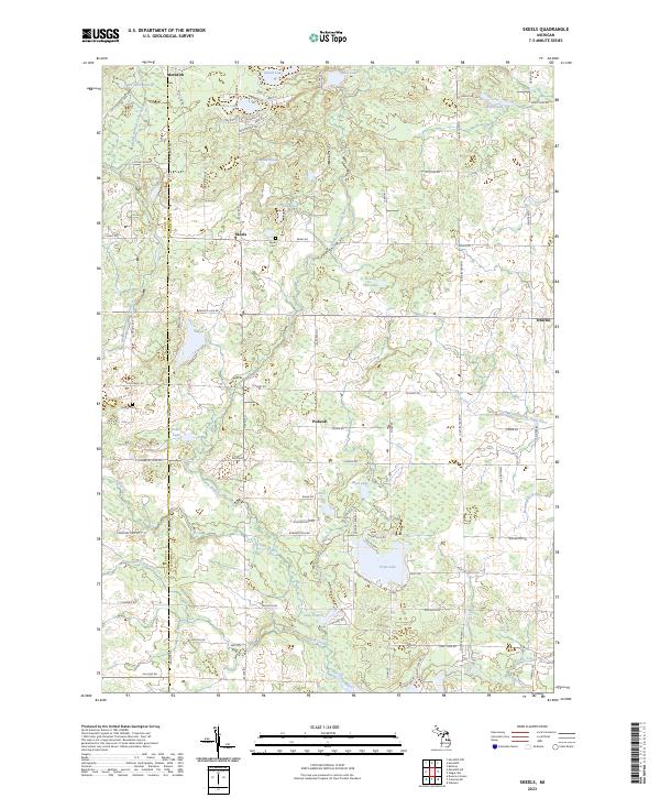 USGS Topographic Map – Skeels