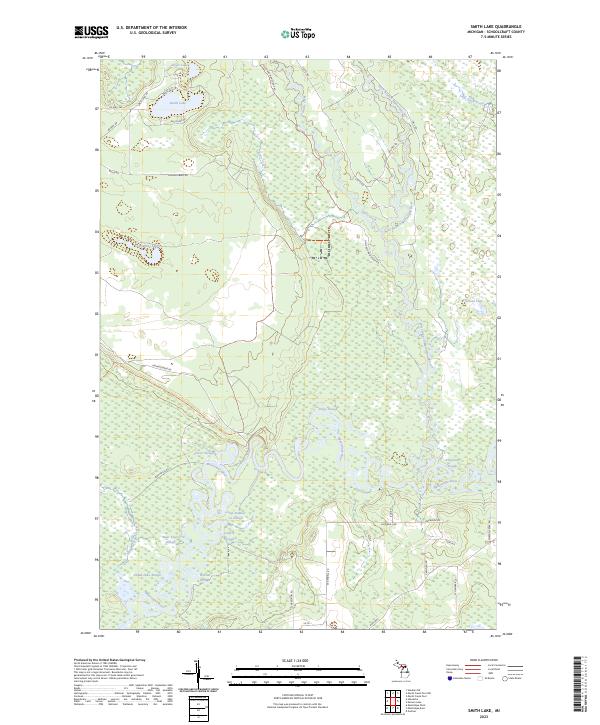 USGS Topographic Map – Smith Lake