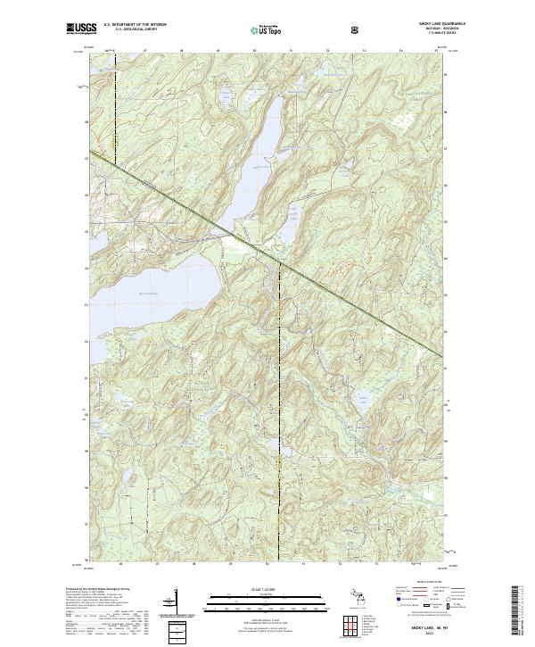 USGS Topographic Map – Smoky Lake