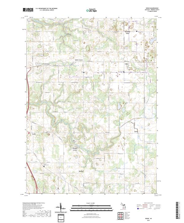 USGS Topographic Map – Sodus