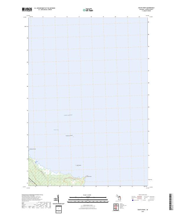 USGS Topographic Map – South Point