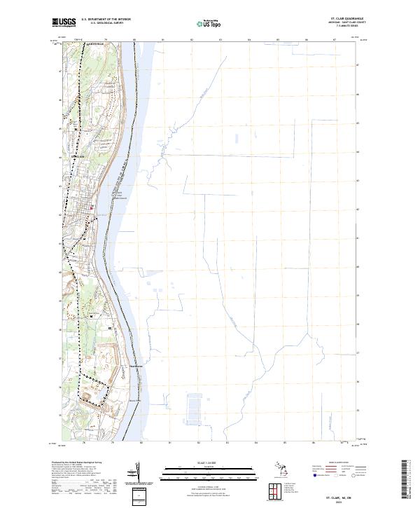 2023 Map of St. Clair, 2023 Print