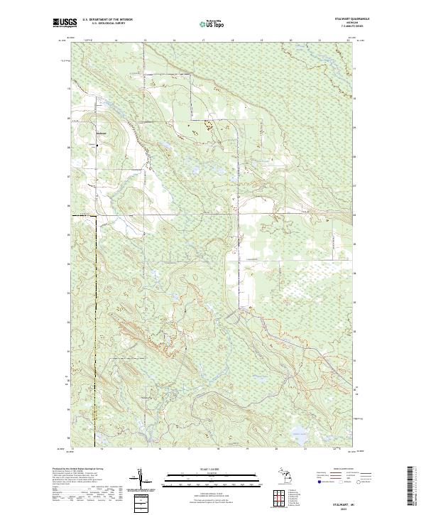 USGS Topographic Map – Stalwart