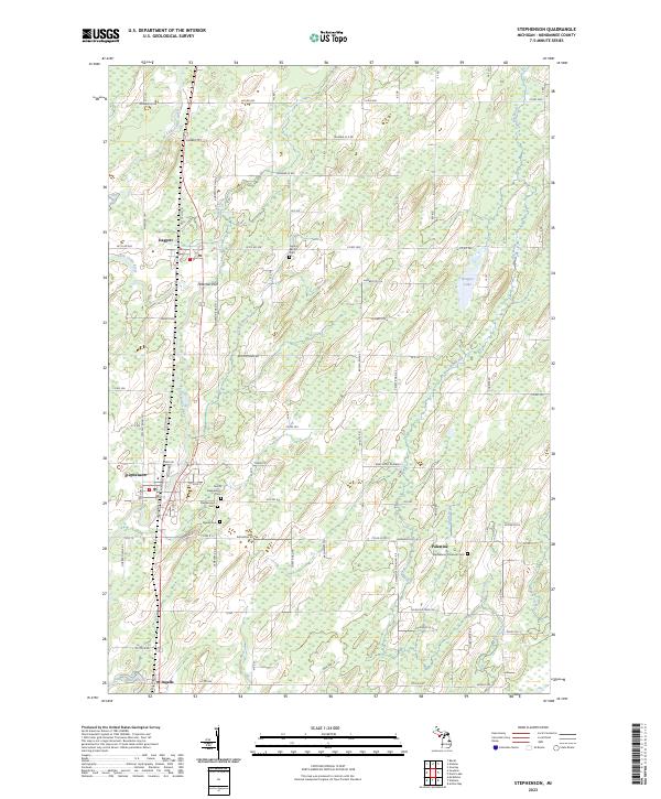 USGS Topographic Map – Stephenson