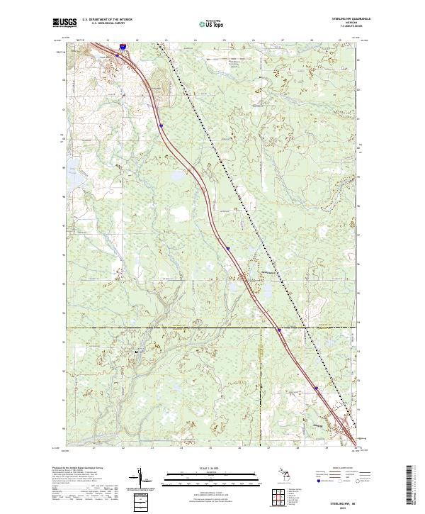 USGS Topographic Map – Sterling NW