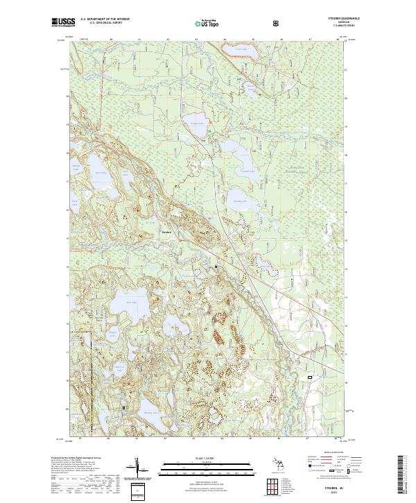 USGS Topographic Map – Steuben