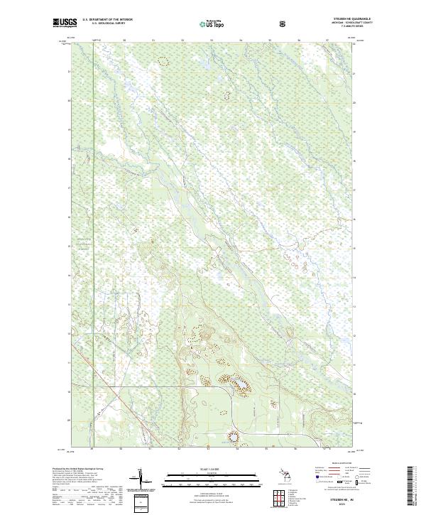 USGS Topographic Map – Steuben NE