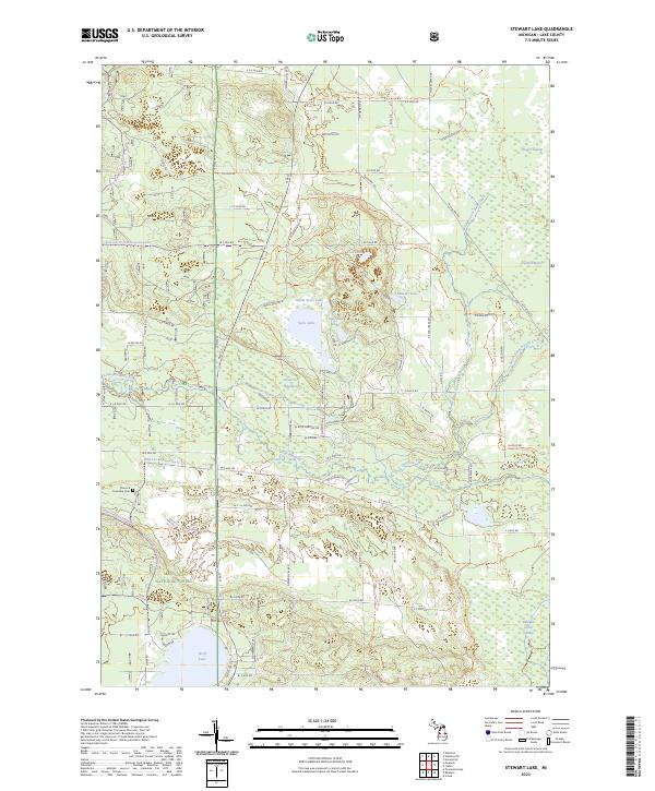 USGS Topographic Map – Stewart Lake