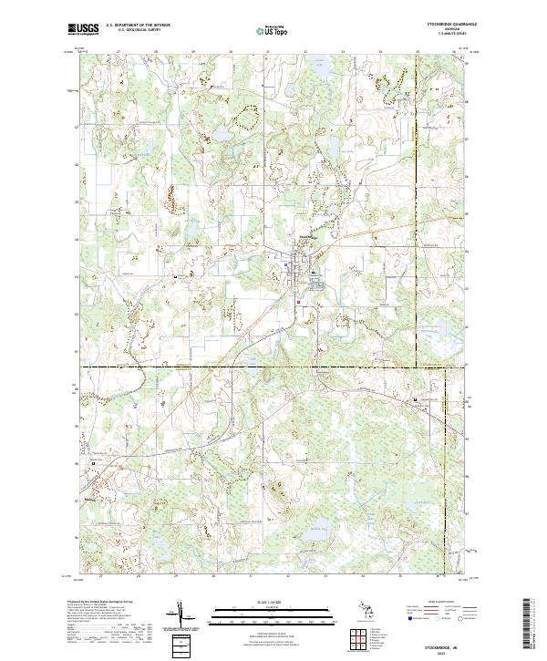 USGS Topographic Map – Stockbridge