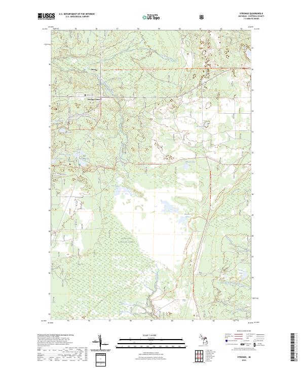 USGS Topographic Map – Strongs