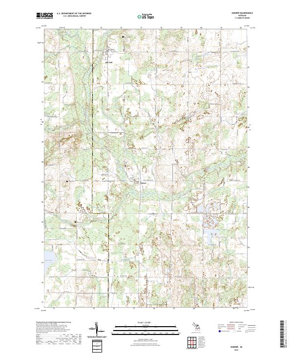 USGS Topographic Map – Sumner