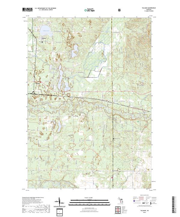 USGS Topographic Map – Tallman