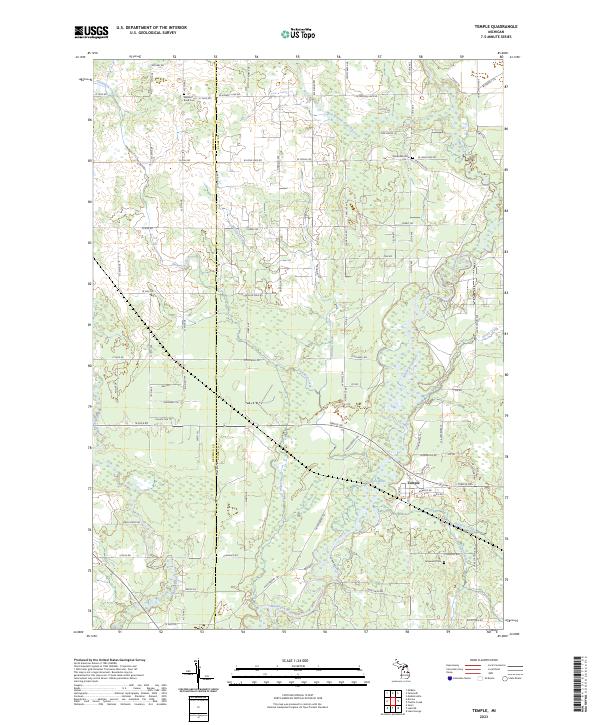 USGS Topographic Map – Temple