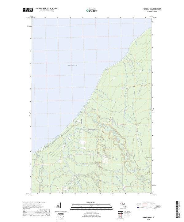 USGS Topographic Map – Tenmile Point