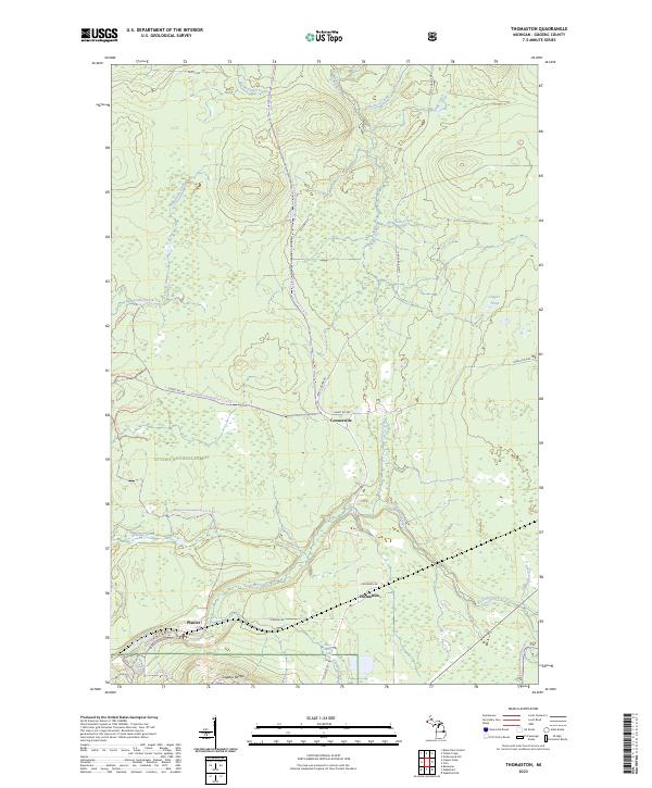 USGS Topographic Map – Thomaston