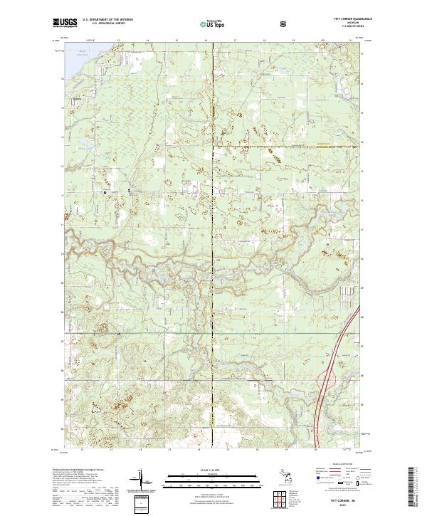 USGS Topographic Map – Tift Corner