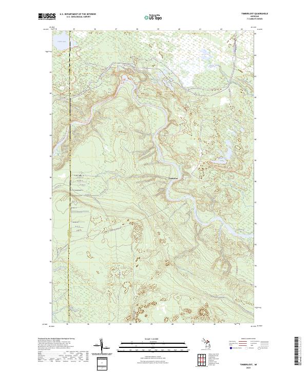 USGS Topographic Map – Timberlost