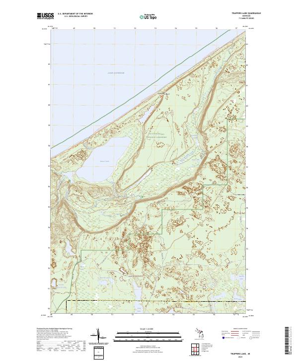 USGS Topographic Map – Trappers Lake