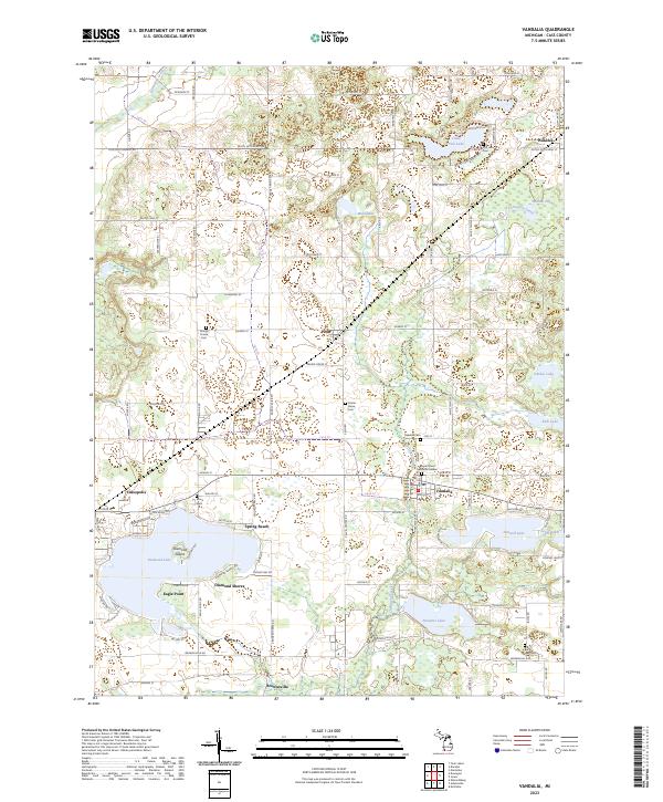 USGS Topographic Map – Vandalia