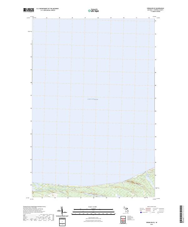 USGS Topographic Map – Vermilion SE