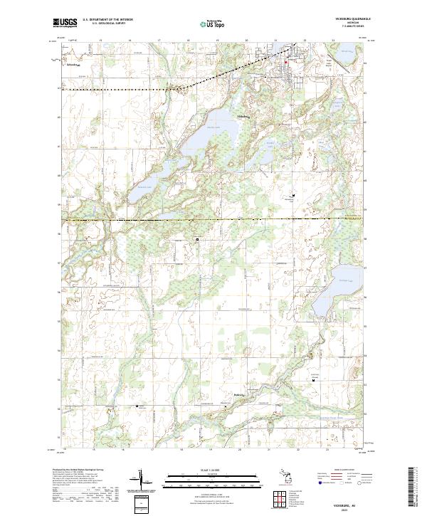 USGS Topographic Map – Vicksburg