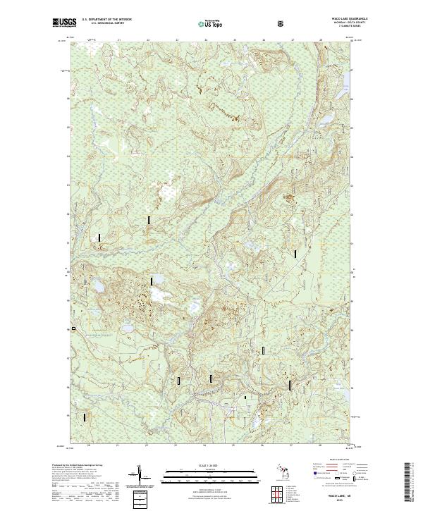 USGS Topographic Map – Waco Lake