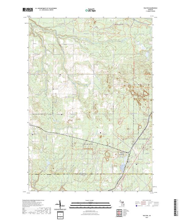 USGS Topographic Map – Walton