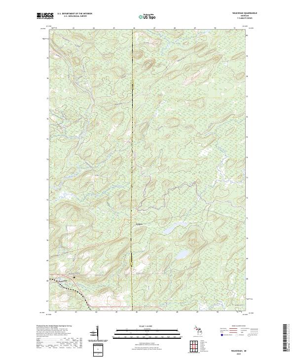 USGS Topographic Map – Waucedah
