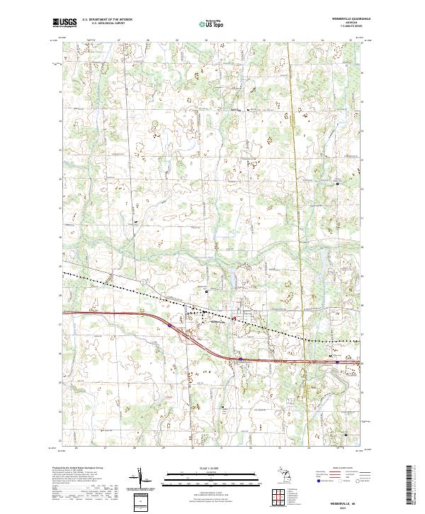 USGS Topographic Map – Webberville