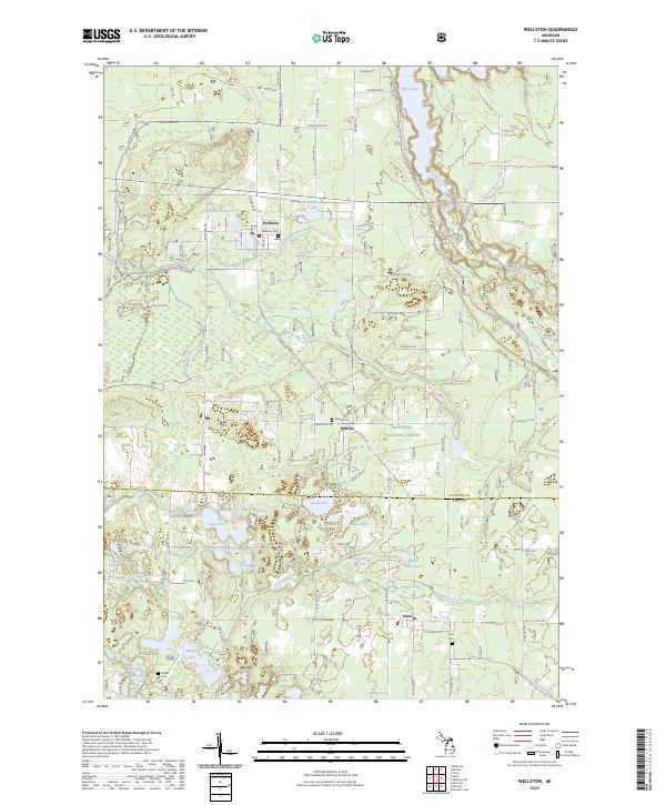 USGS Topographic Map – Wellston