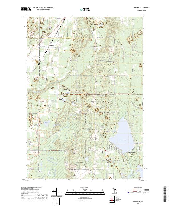 USGS Topographic Map – Westwood