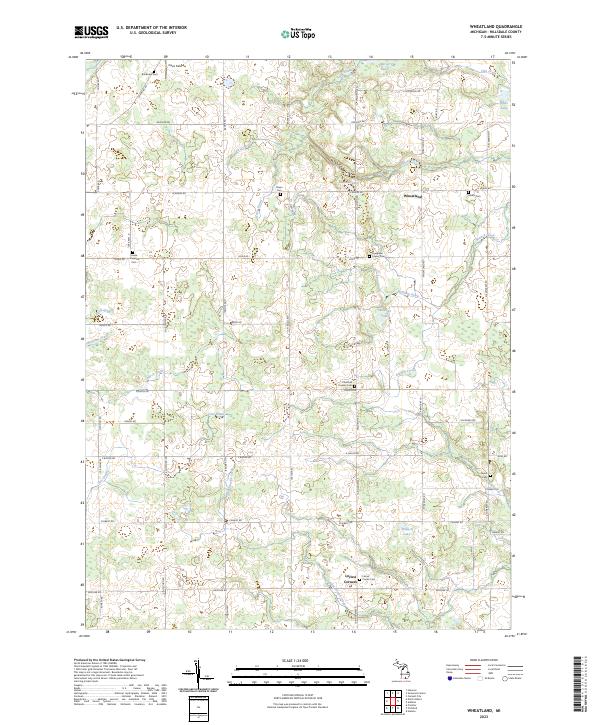 USGS Topographic Map – Wheatland