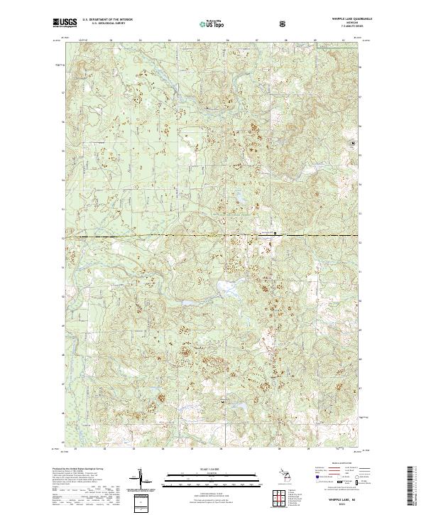 USGS Topographic Map – Whipple Lake