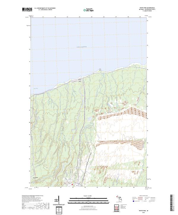 USGS Topographic Map – White Pine