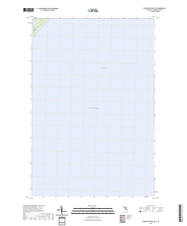 2023 Map of Whitefish Point OE S, 2023 Print