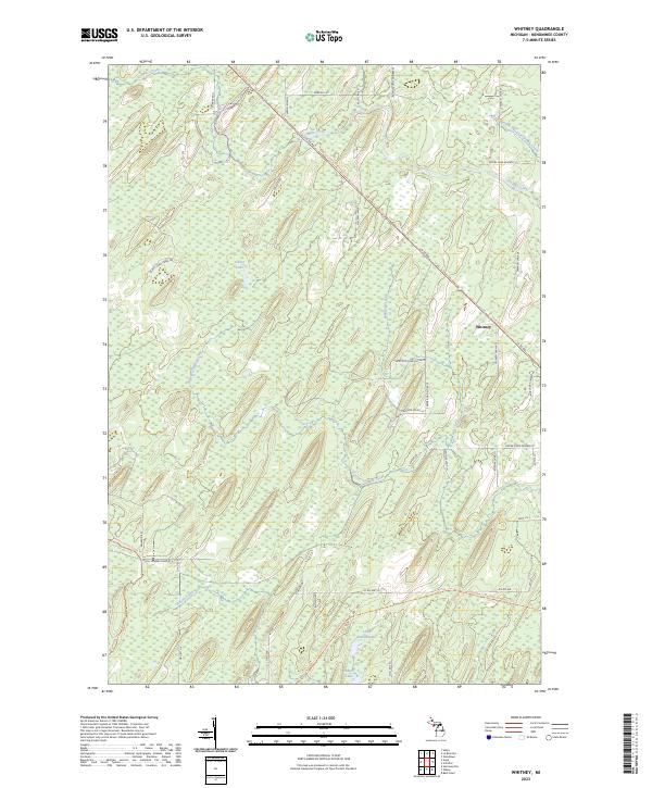 USGS Topographic Map – Whitney