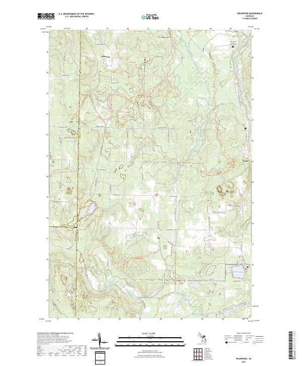 USGS Topographic Map – Wildwood