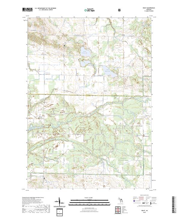 USGS Topographic Map – Wiley