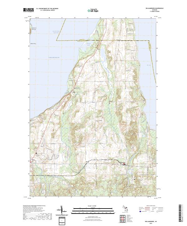 USGS Topographic Map – Williamsburg