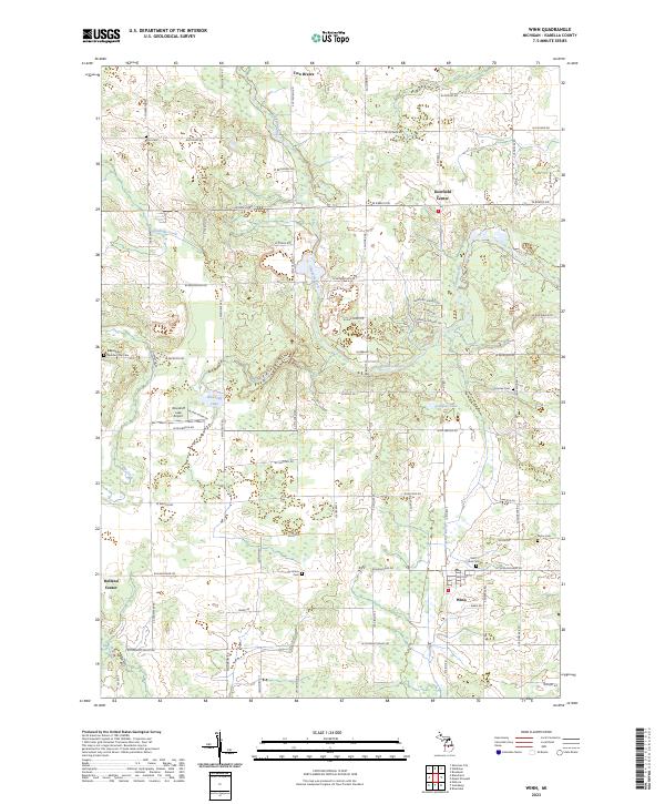 USGS Topographic Map – Winn