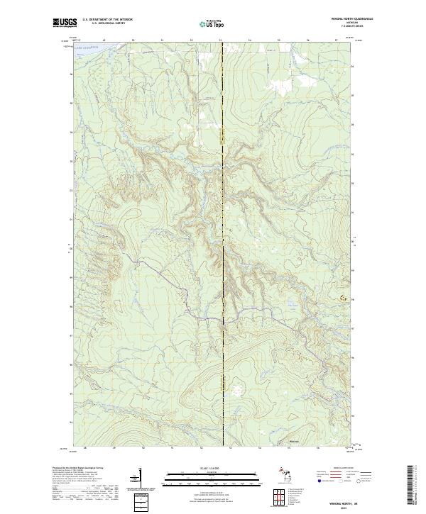 USGS Topographic Map – Winona North