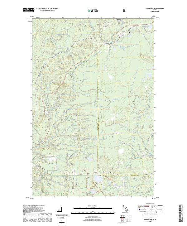 USGS Topographic Map – Winona South