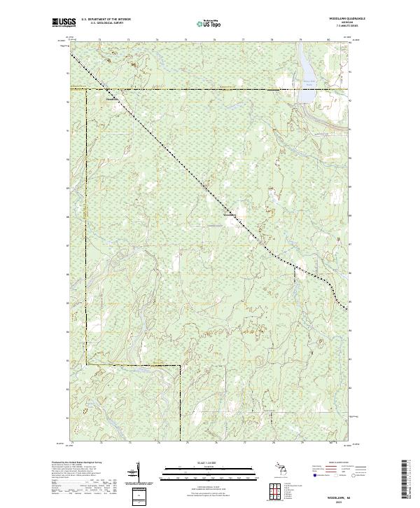 USGS Topographic Map – Woodlawn