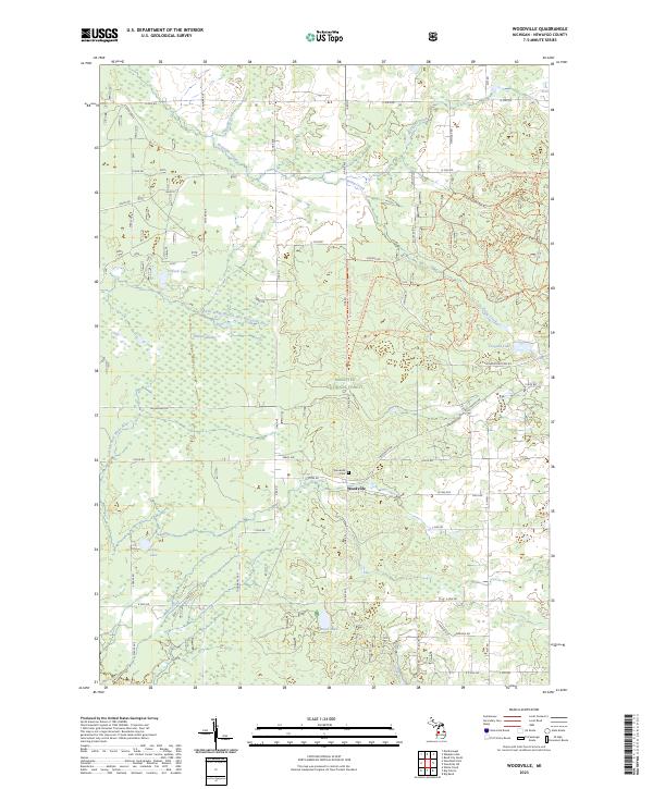 USGS Topographic Map – Woodville