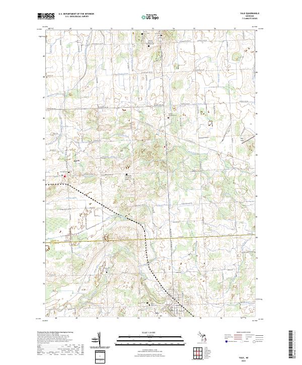 USGS Topographic Map – Yale