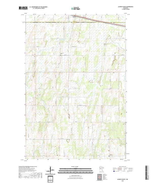 USGS Topographic Map – Aldrich South