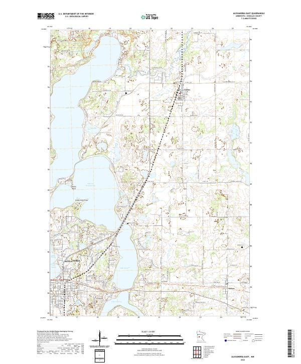 USGS Topographic Map – Alexandria East