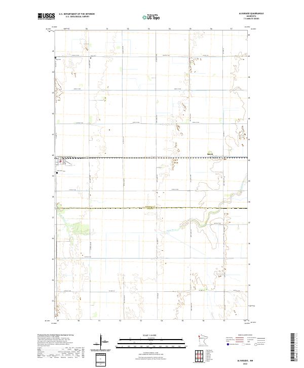 USGS Topographic Map – Alvarado