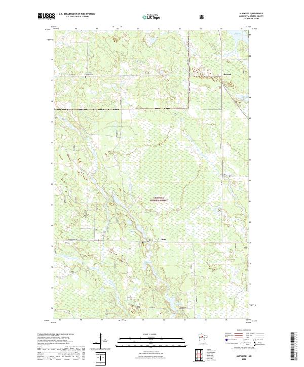 USGS Topographic Map – Alvwood