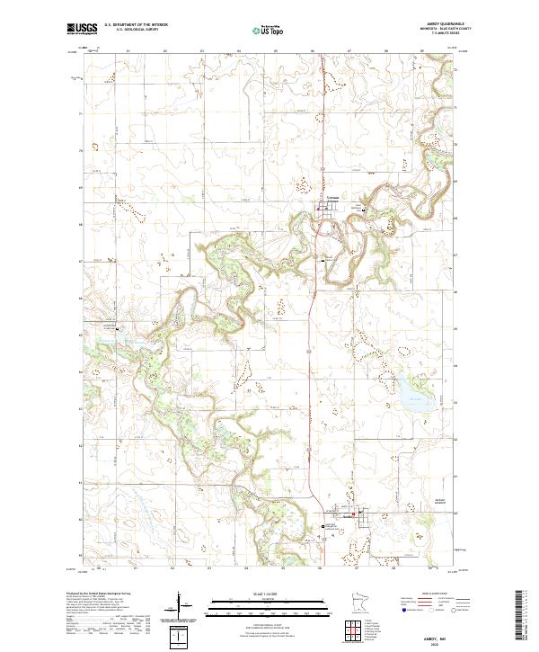 USGS Topographic Map – Amboy